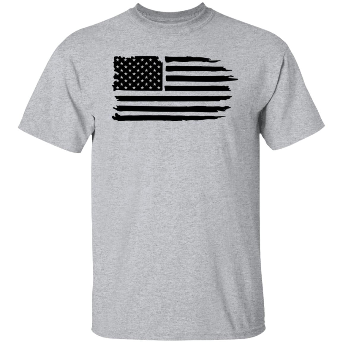 DISTRESSED BLACK FLAG GRAPHIC TEE