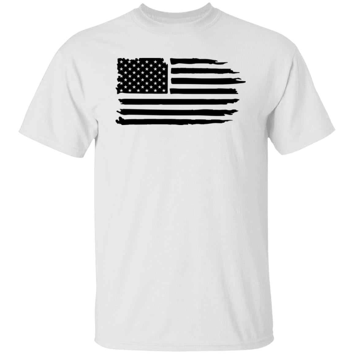 DISTRESSED BLACK FLAG GRAPHIC TEE