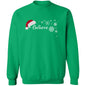 BELIEVE SANTA HAT SWEATSHIRT (BLK PRINT & WHT PRINT)
