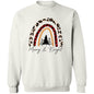 MERRY AND BRIGHT RAINBOW SWEATSHIRT