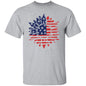 USA FLAG SUNFLOWER TEE