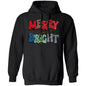 MERRY & BRIGHT RED & BLUE HOODIE