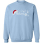 BELIEVE SANTA HAT SWEATSHIRT (BLK PRINT & WHT PRINT)