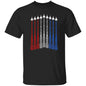 USA JETS IN FORMATION RED, WHITE, AND BLUE TEE