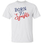 USA BORN TO SPARKLE TEE
