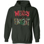 MERRY & BRIGHT RED & GREEN HOODIE