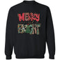 MERRY AND BRIGHT RED & GREEN SWEATSHIRT
