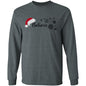 BELIEVE SANTA HAT L/S TEE (BLK PRINT & WHT PRINT)
