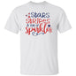 USA STARS AND STRIPES AND TONS OF SPARKLES TEE