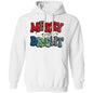 MERRY & BRIGHT RED & BLUE HOODIE