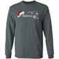 BELIEVE SANTA HAT L/S TEE (BLK PRINT & WHT PRINT)