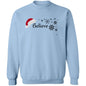 BELIEVE SANTA HAT SWEATSHIRT (BLK PRINT & WHT PRINT)