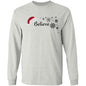 BELIEVE SANTA HAT L/S TEE (BLK PRINT & WHT PRINT)