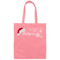 BELIEVE BLACK OR WHITE PRINT CHRISTMAS TOTE