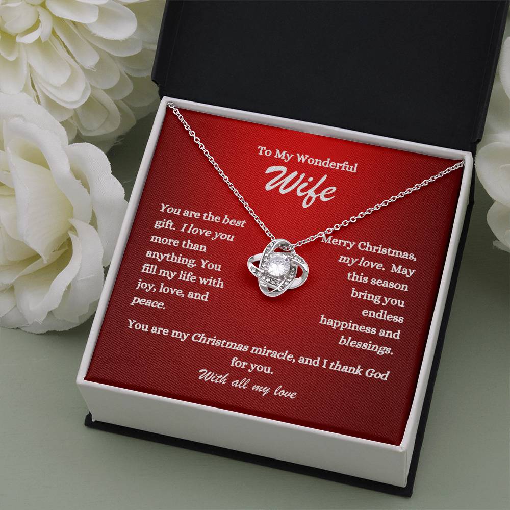MERRY CHRISTMAS TO MY WONDERFUL WIFE
