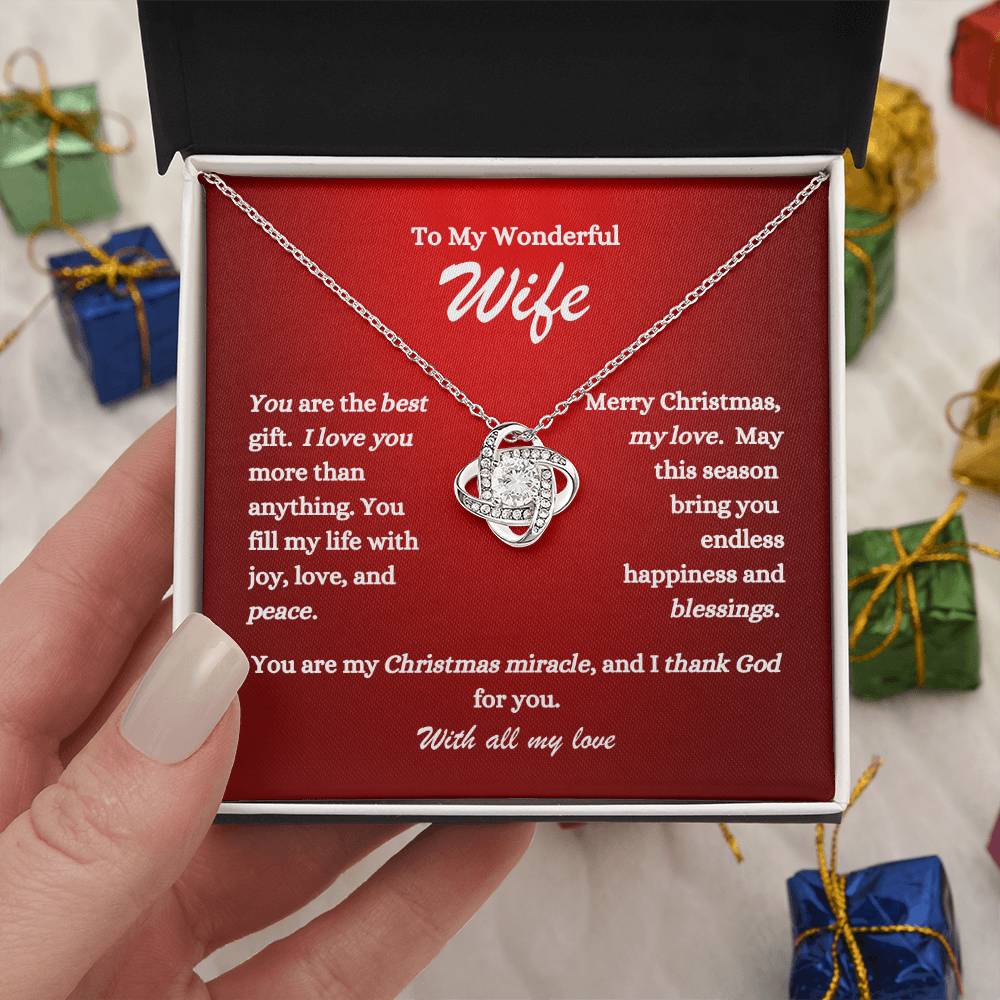 MERRY CHRISTMAS TO MY WONDERFUL WIFE