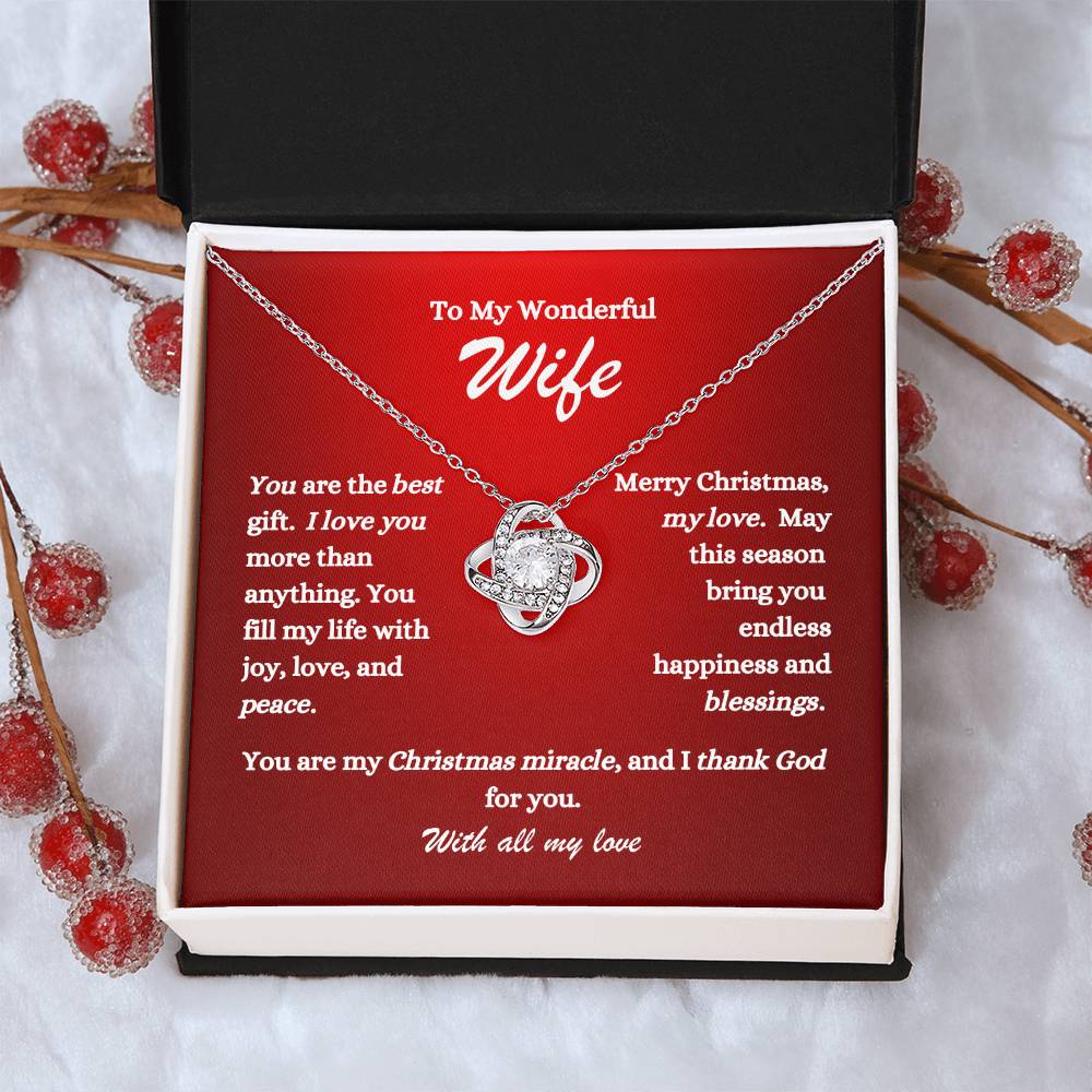 MERRY CHRISTMAS TO MY WONDERFUL WIFE