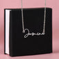 CUSTOMIZABLE SIGNATURE NAME NECKLACE - MAID OF HONOR