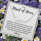 CUSTOMIZABLE SIGNATURE NAME NECKLACE - MAID OF HONOR