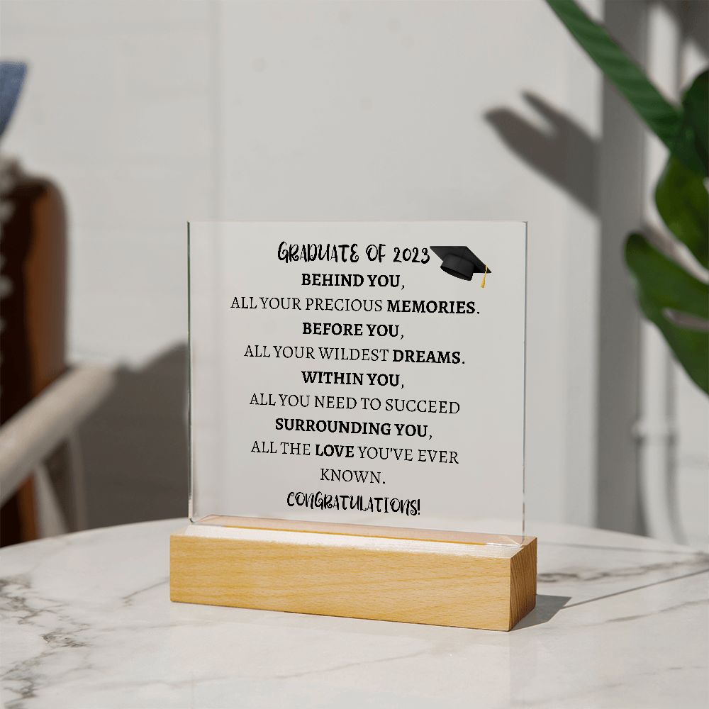 GRADUATE OF 2023 ACRYLIC PLAQUE