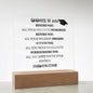 GRADUATE OF 2023 ACRYLIC PLAQUE