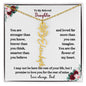 TO MY BELOVED DAUGHTER FROM DAD