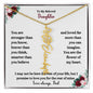 TO MY BELOVED DAUGHTER FROM DAD