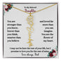 TO MY BELOVED DAUGHTER FROM DAD