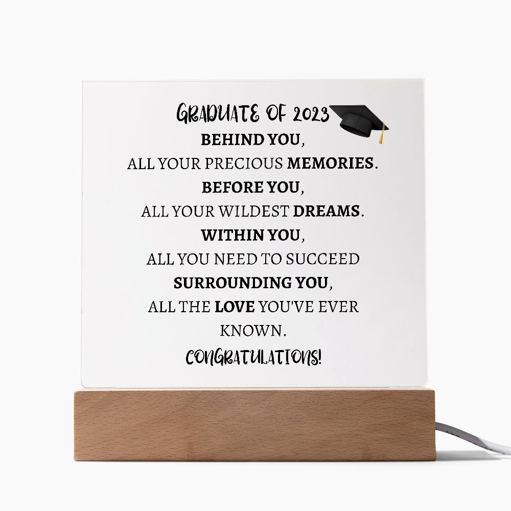 GRADUATE OF 2023 ACRYLIC PLAQUE