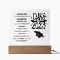 CLASS OF 2023 ACRYLIC PLAQUE