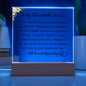 TO MY FUTURE MOTHER-IN-LAW ACRYLIC PLAQUE