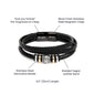 TO MY AWESOME STEPPED UP DAD | BRAIDED BRACELET