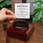 TO MY AWESOME STEPPED UP DAD | BRAIDED BRACELET