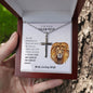 To My Amazing Husband Personalized Cross Necklace
