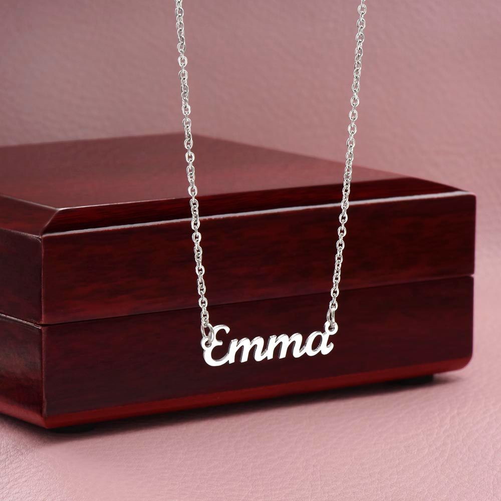DAUGHTER NAME NECKLACE | I BELIEVE IN YOU