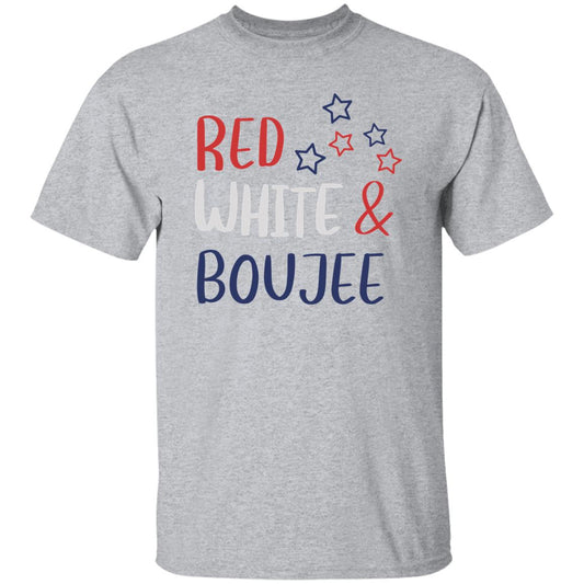 USA RED, WHITE, AND BOUJEE TEE