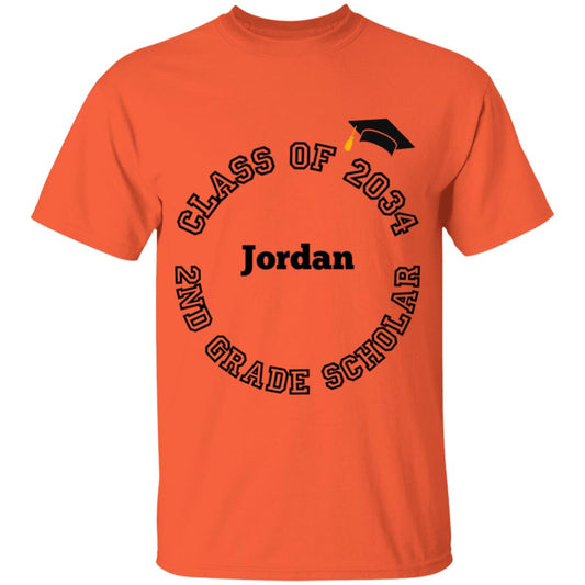 2nd GRADE SCHOLAR PERSONALIZED TEE | CLASS OF 2034