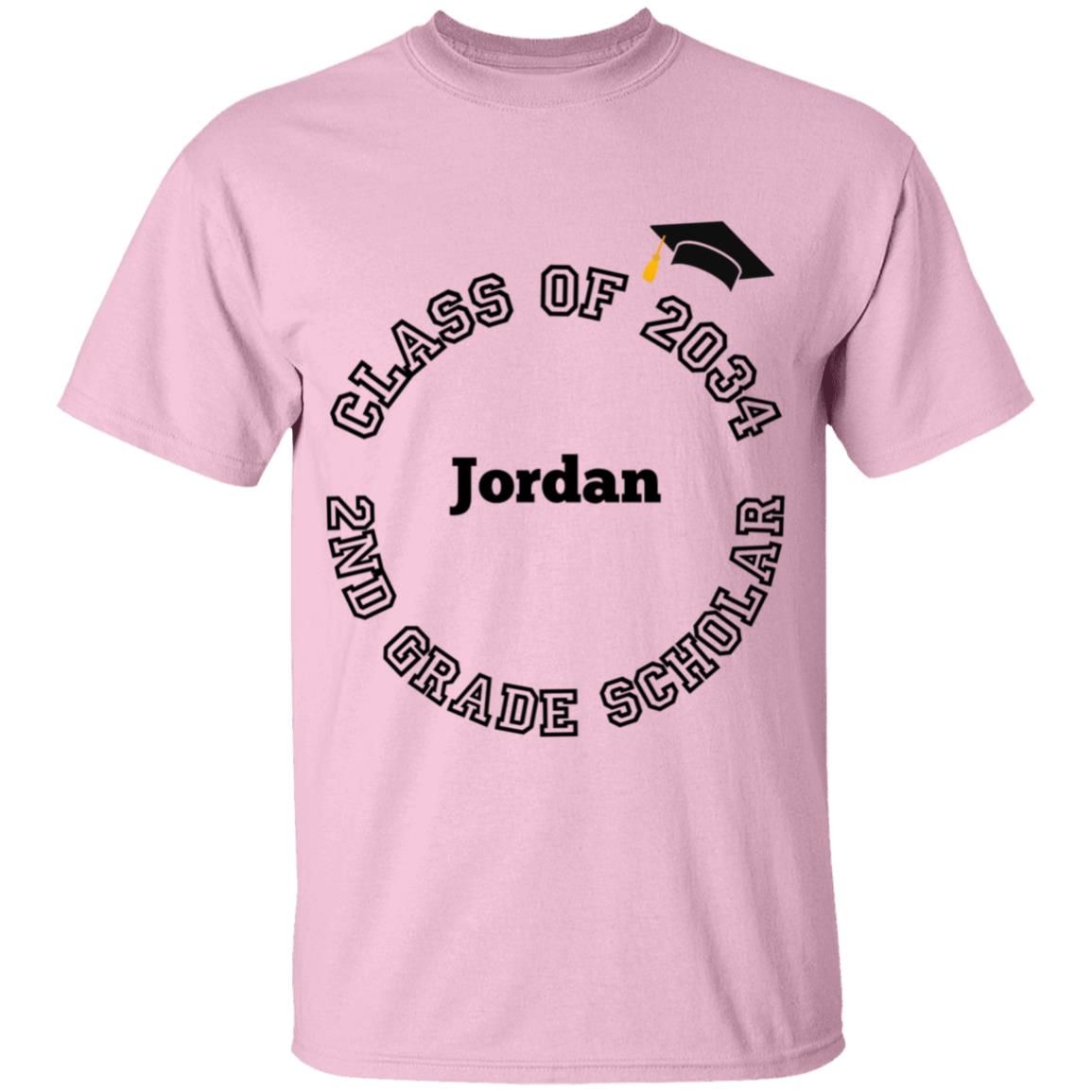 2nd GRADE SCHOLAR PERSONALIZED TEE | CLASS OF 2034