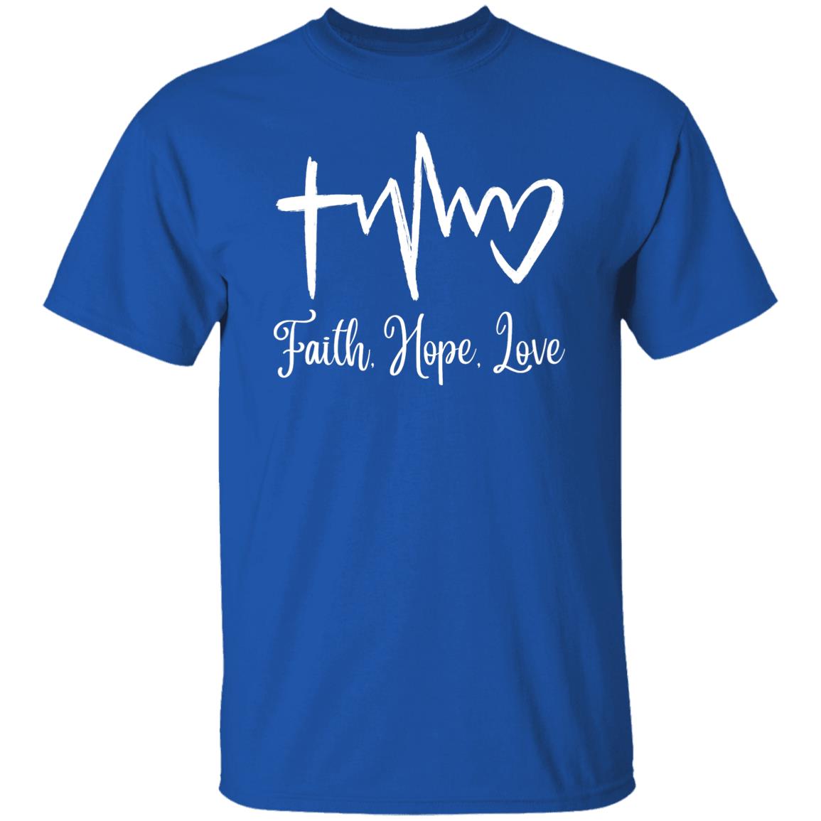 FAITH HOPE LOVE GRAPHIC TEE