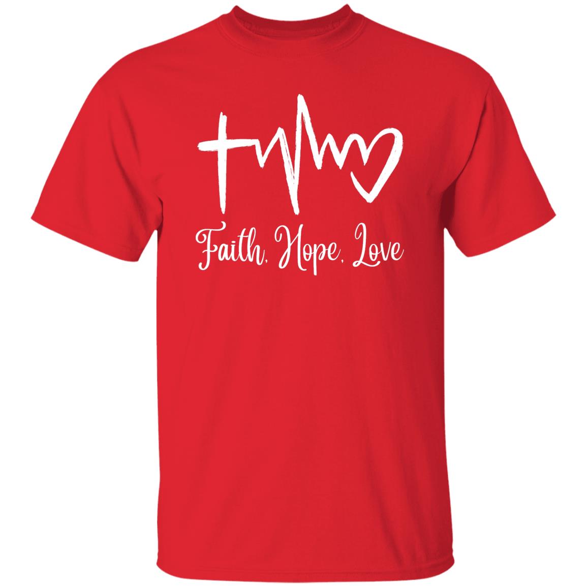 FAITH HOPE LOVE GRAPHIC TEE