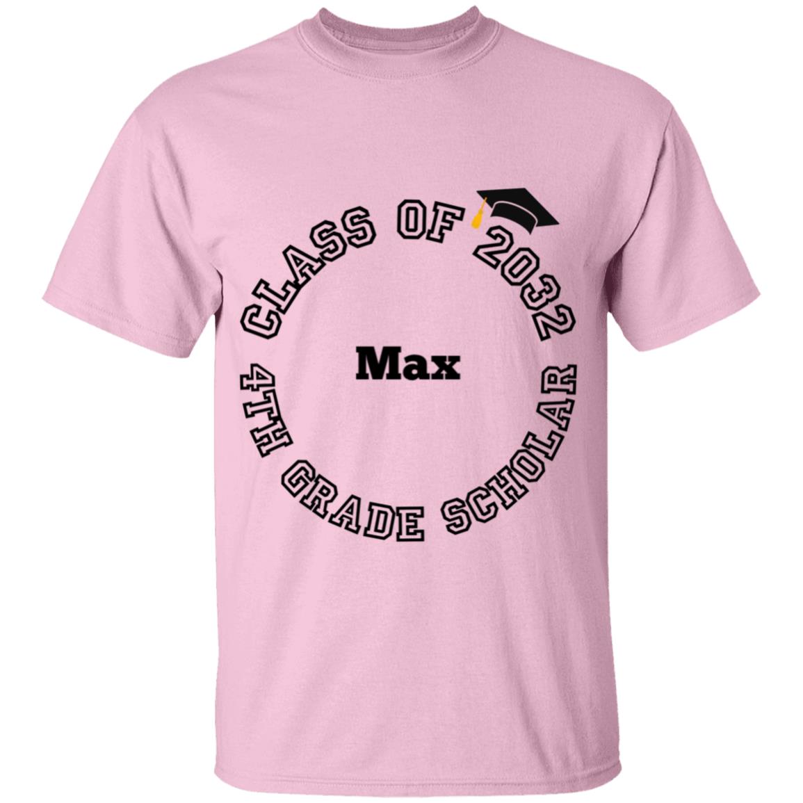 4th GRADE SCHOLAR PERSONALIZED TEE | CLASS OF 2032