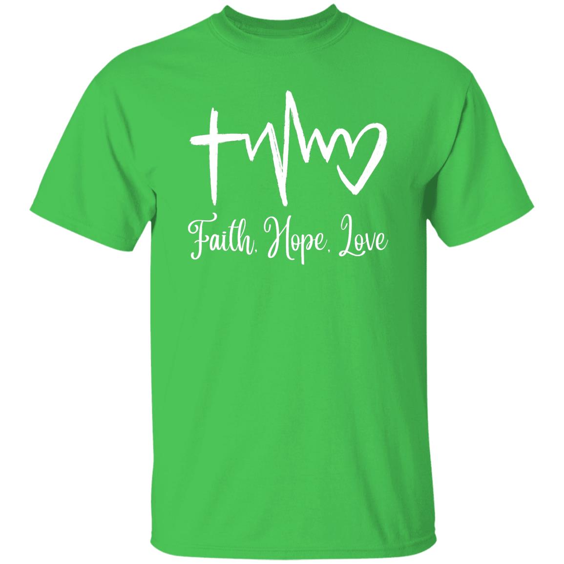 FAITH HOPE LOVE GRAPHIC TEE