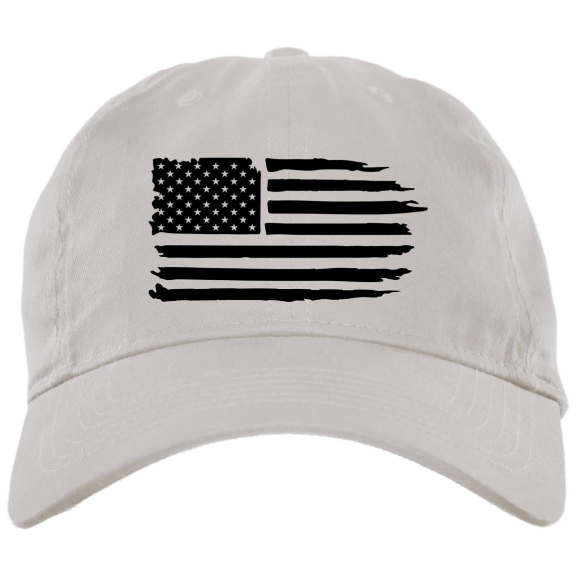 EMBROIDERED BLACK FLAG BASEBALL CAP