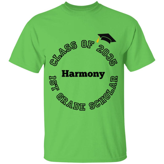 1ST GRADE SCHOLAR PERSONALIZED TEE | CLASS OF 2035