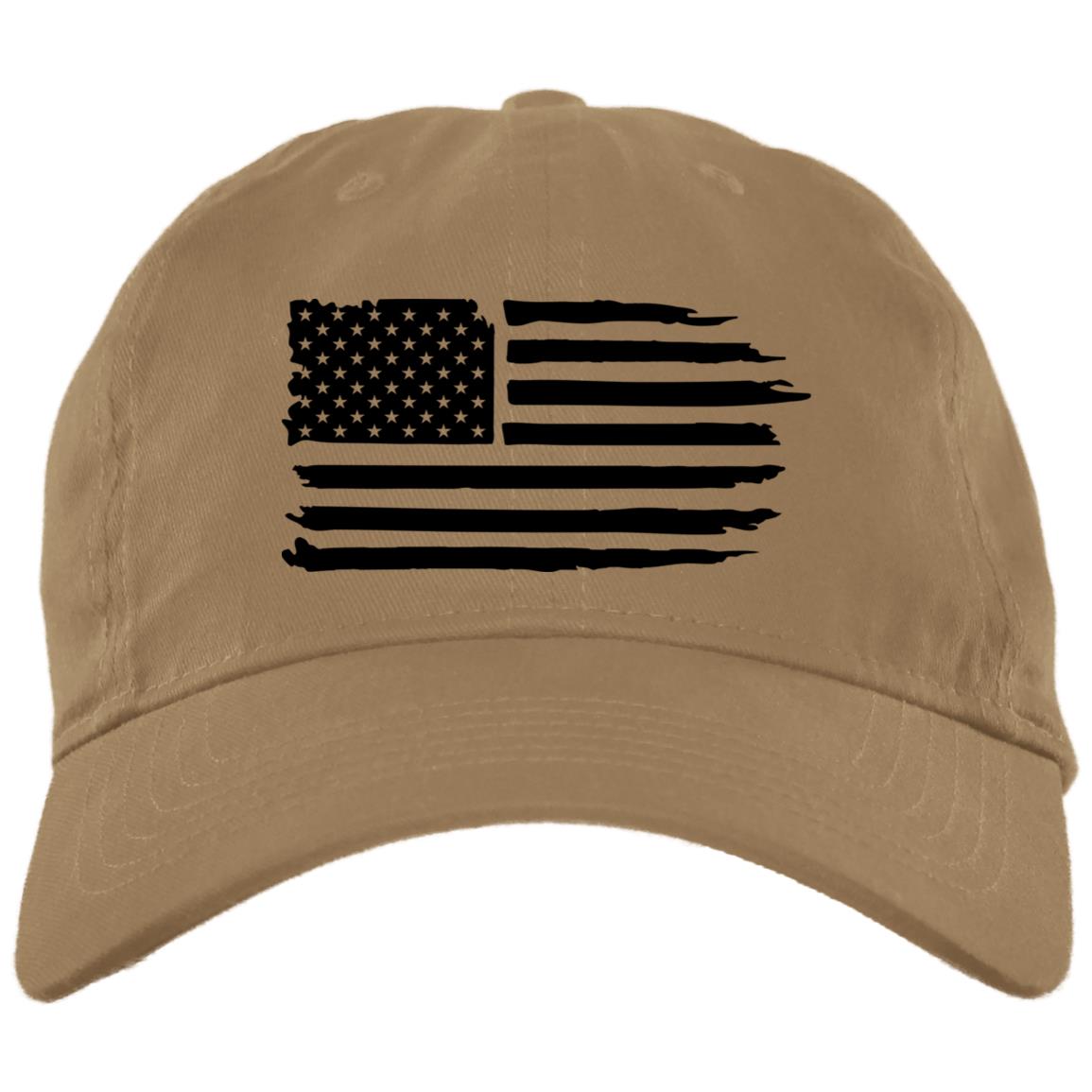 EMBROIDERED BLACK FLAG BASEBALL CAP