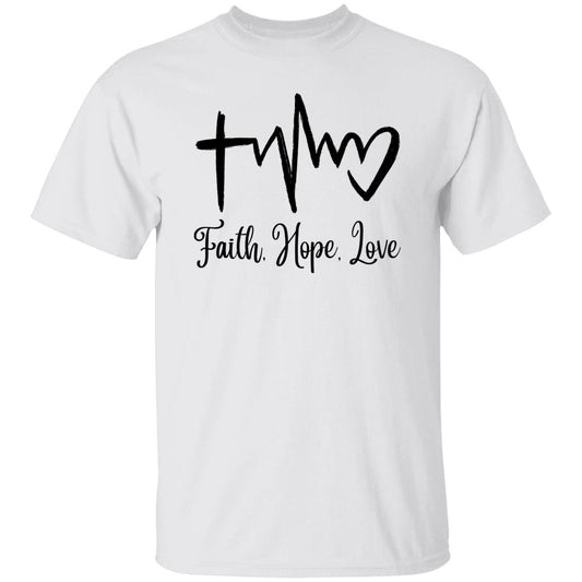 FAITH HOPE LOVE GRAPHIC TEE