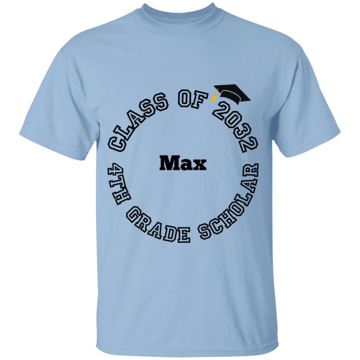 4th GRADE SCHOLAR PERSONALIZED TEE | CLASS OF 2032