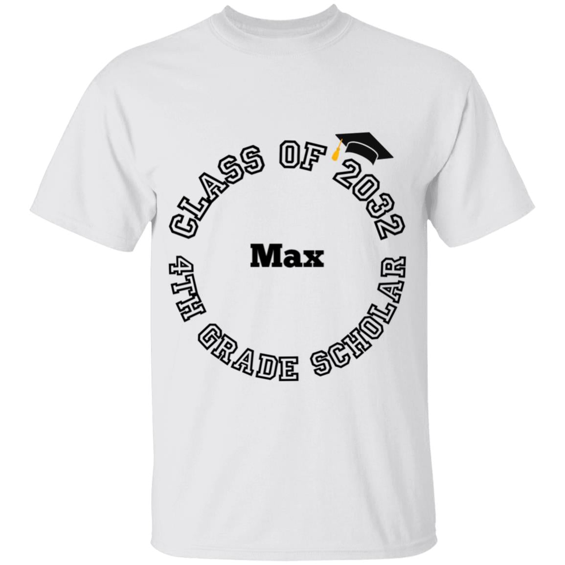 4th GRADE SCHOLAR PERSONALIZED TEE | CLASS OF 2032