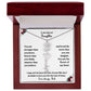 FLOWER NAME NECKLACE FROM DAD TWO