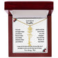 FLOWER NAME NECKLACE FROM DAD TWO